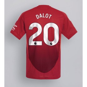 Pánské fotbalový oblečení Manchester United Diogo Dalot #20 Domácí košile 2024-25 Krátkým Rukávem